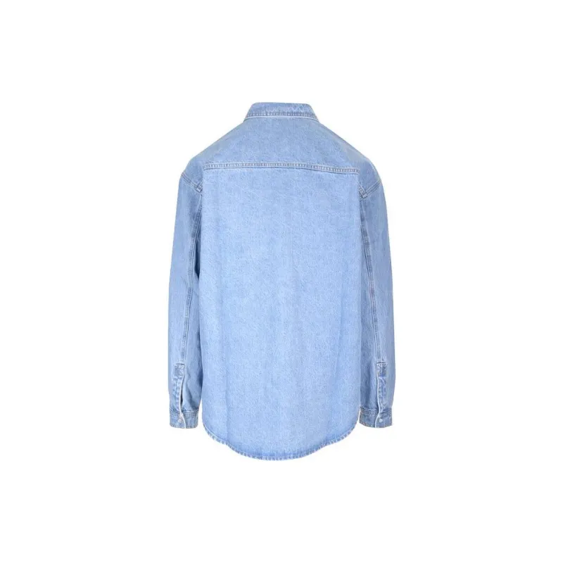 Vetements Shirts Men Blue-1