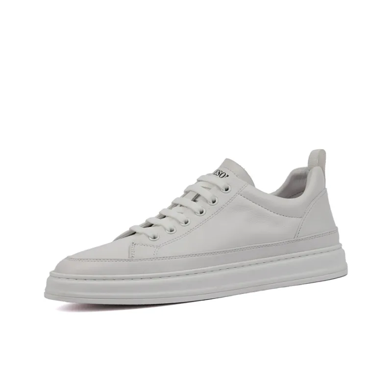 Tide Attack Low Top Skateboard Shoes Men's White-1