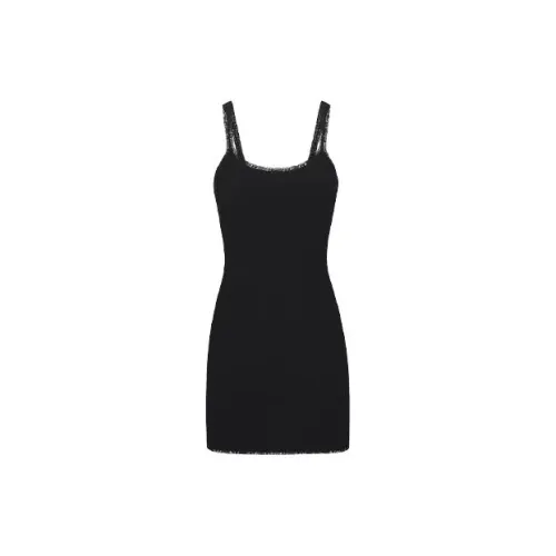 Skims Slip Dresses Women's Black