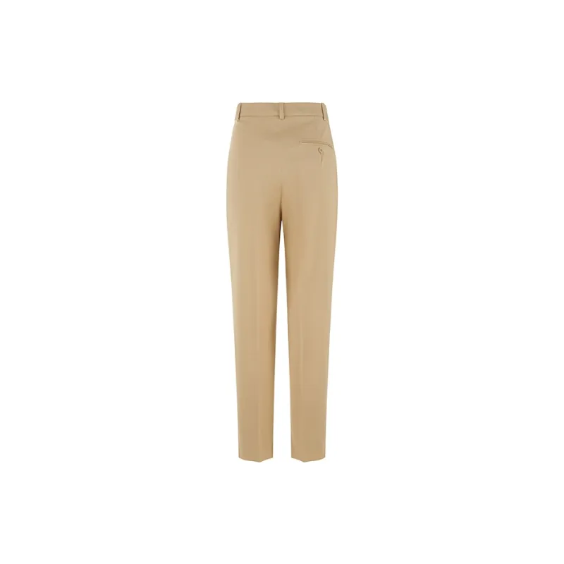 MaxMara Studio Casual Pants Women's Wheat Yellow-1