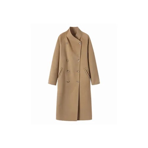 JUCY JUDY Coats Unisex Camel