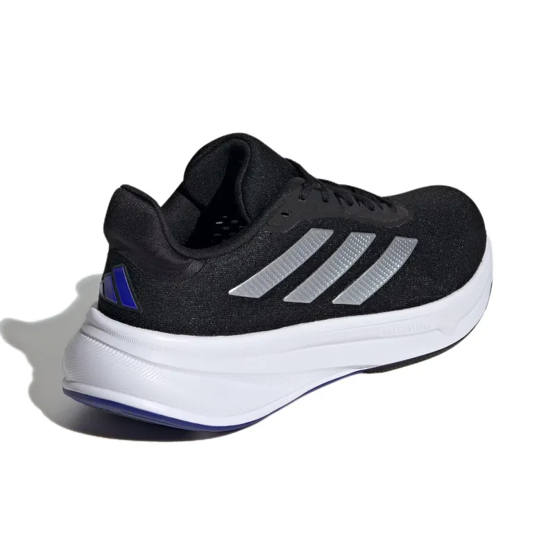 Adidas Response Super Anti Slip Wear Resistant Low Top Running Shoes Women's Black Silver-3