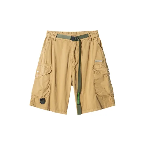 FAIRWHALE Casual Shorts Unisex Khaki