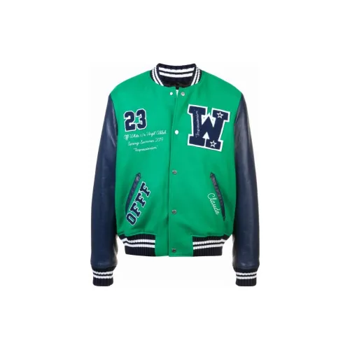 OFF-WHITE Baseball Jerseys Men Green