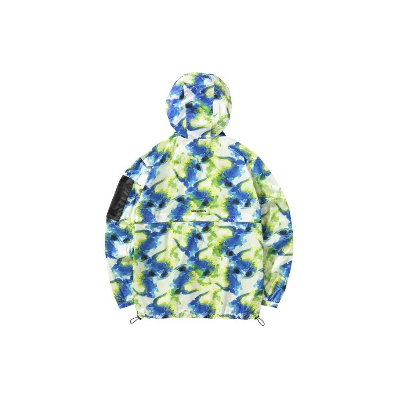 Skechers Stroll Jackets Coats Men's White Base Camouflage-1