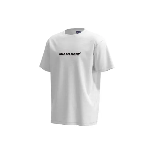 NBA Heat Team T-Shirts Men White