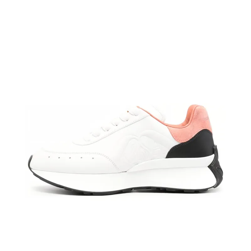 Alexander McQueen Sprint Runner 'White Black Pink' Women's-0