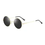 Bright Gold Frame with Gray Lens