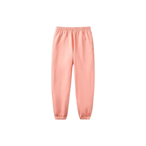 FILA SS24 Relaxed Jogger Casual Pants Unisex Coral Apricot