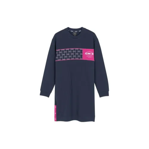 Skechers Long-Sleeved Dresses Women's Navy Blue