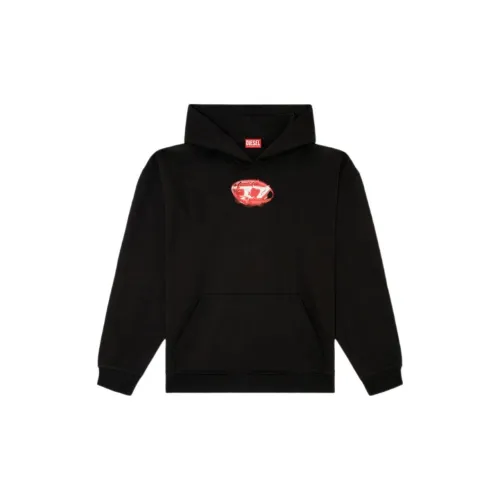 DIESEL S Boxt Hood K3 Water Effect Hoodie