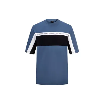 ARMANI EXCHANGE T Shirts Men Navy Blue