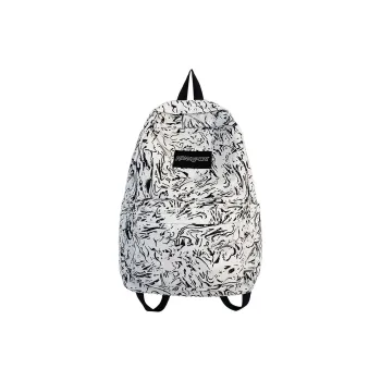Dusen Kangaroo Nylon Backpack Regular Unisex White/Black/Red/Light Blue