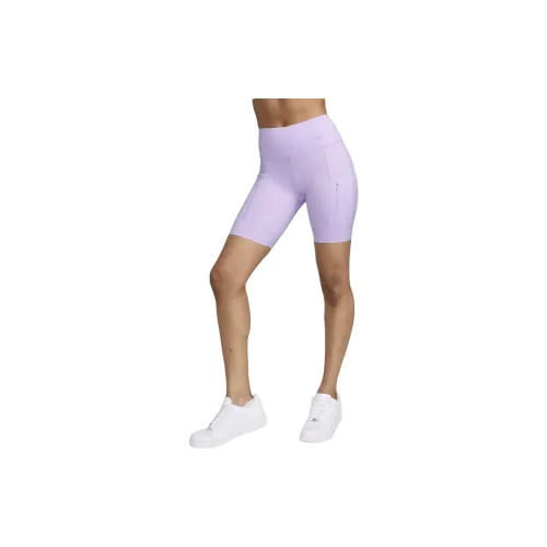 Nike Go Sports Shorts Women's Purple Lilac Flower/Black