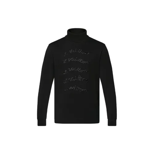 LOUIS VUITTON New Quarterly Products Of LV Sweaters Men Black