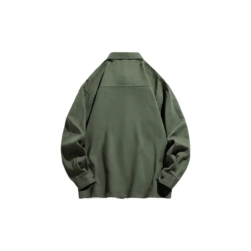Jeep Polo Collar Long Sleeved Shirt Unisex-3