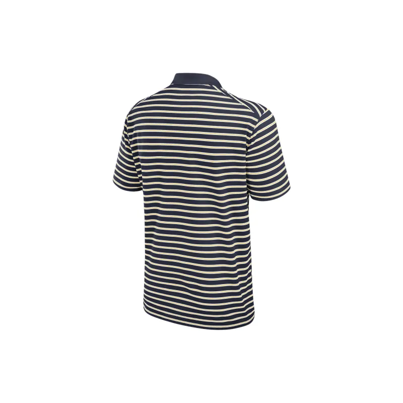 JORDAN Michigan Wolverines Primetime Victory Striped Men's JORDAN Dri FIT College Polo-1