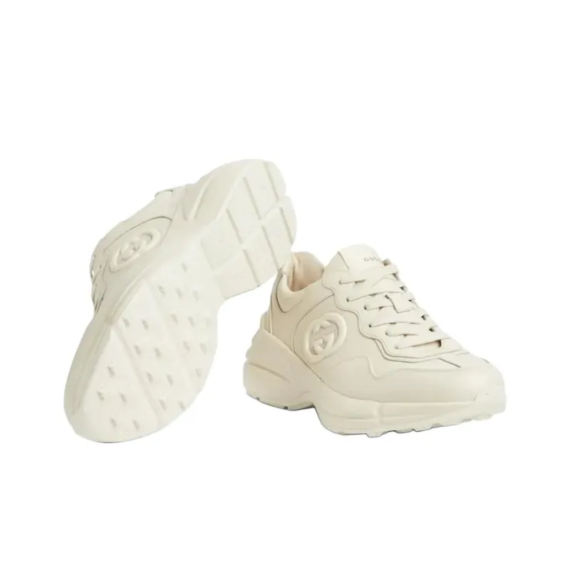 GUCCI Rhyton Low-Top Casual Shoes Women's White-5