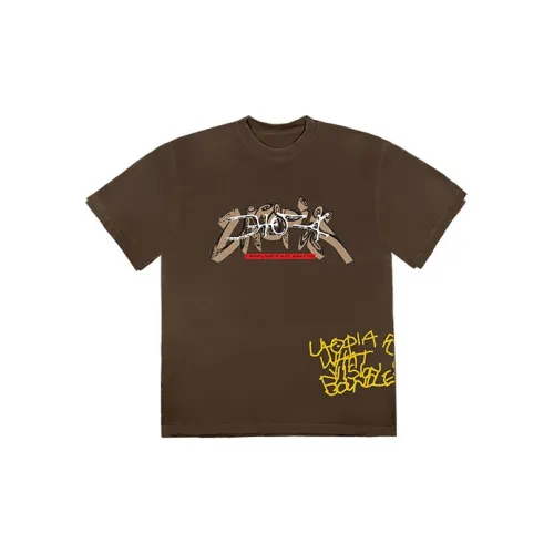 Travis Scott SS23 UTOPIA Limited Series T-Shirts Unisex Brown