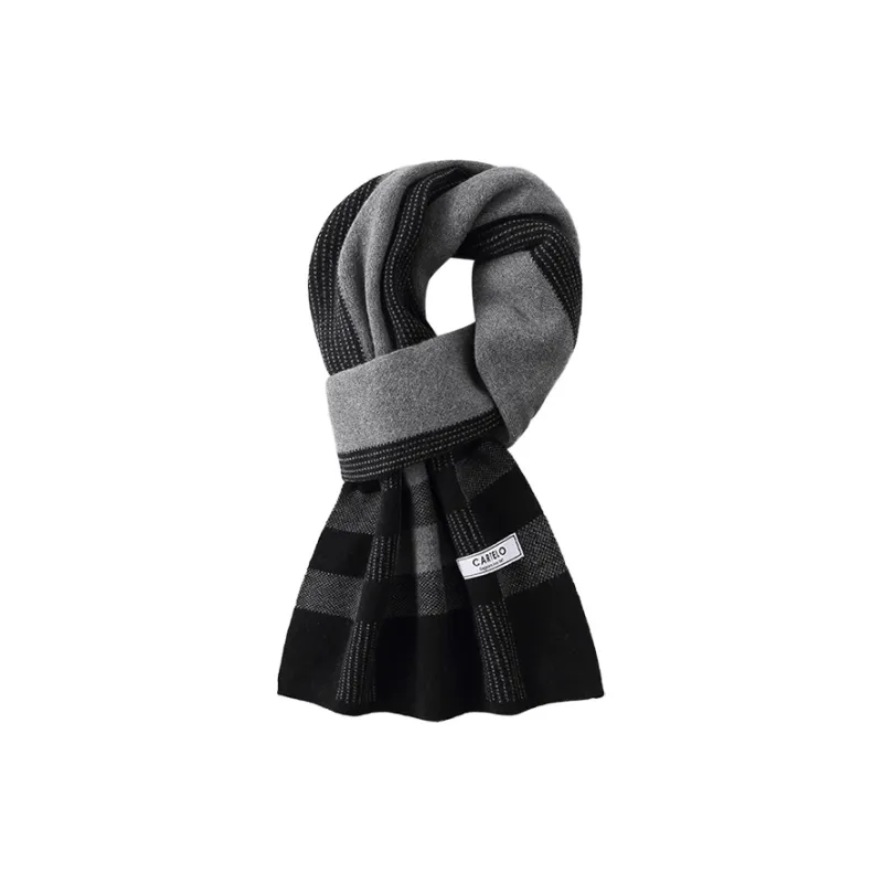 CARTELO Wool Knit Scarves Unisex-3