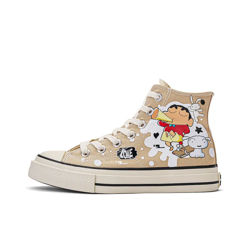 Crayon Shinchan High Top Canvas Shoes Unisex-2