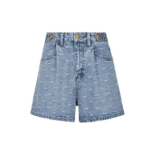 MEIYANG Denim Shorts Women's Denim Blue