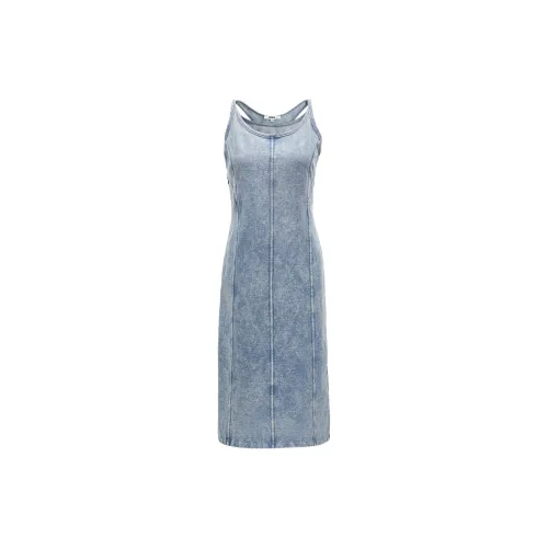 ONLY Slip Dresses Women's H34 Blue Washable