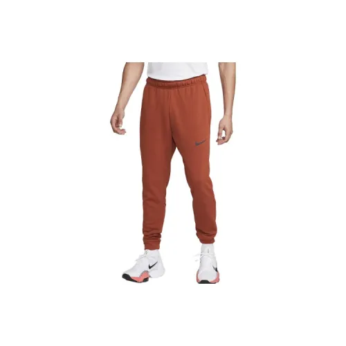 Nike Knitted Sweatpants Men Orange