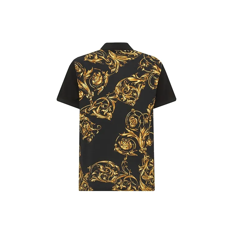 VERSACE JEANS COUTURE Polo Shirts Men Black-1