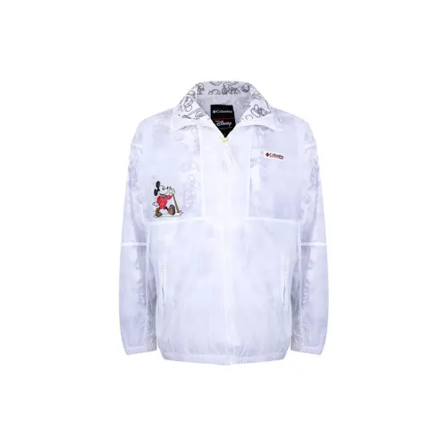 Disney X Columbia Windbreaker Jackets Unisex White