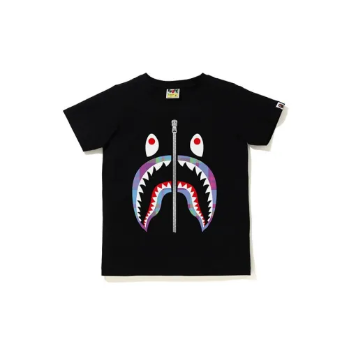 A BATHING APE Shark Series T-Shirts Women's