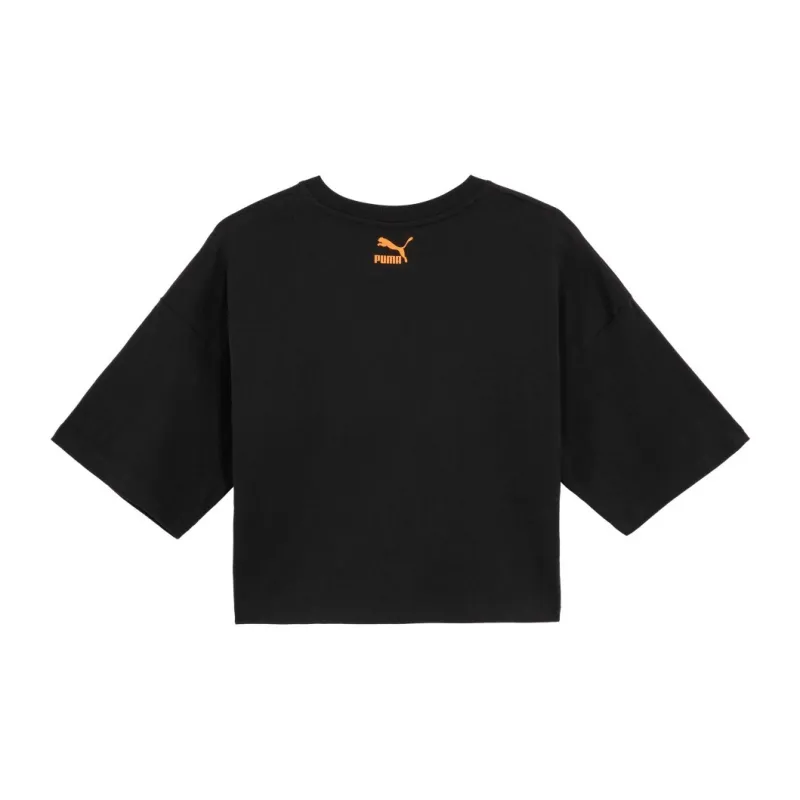 PUMA CLASSICS T Shirts Women's Black-1