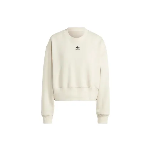 Adidas Logo-embroidered Cotton Sweatshirt