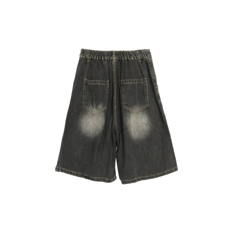 SETIROM Denim Shorts Women's Black-1
