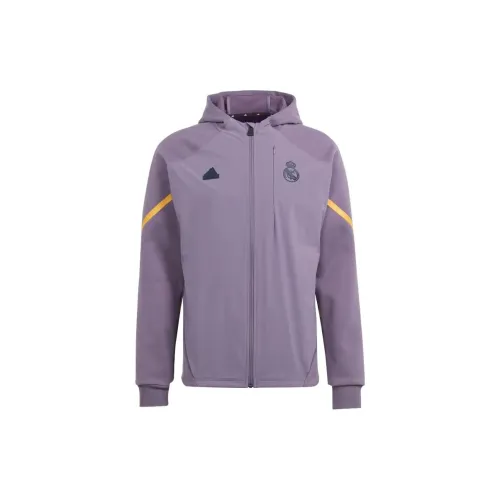 Adidas Real Madrid Sweatshirts Men Purple