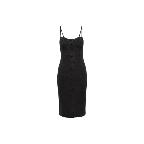 ARITZIA Slip Dresses Women's Black Eyeliner