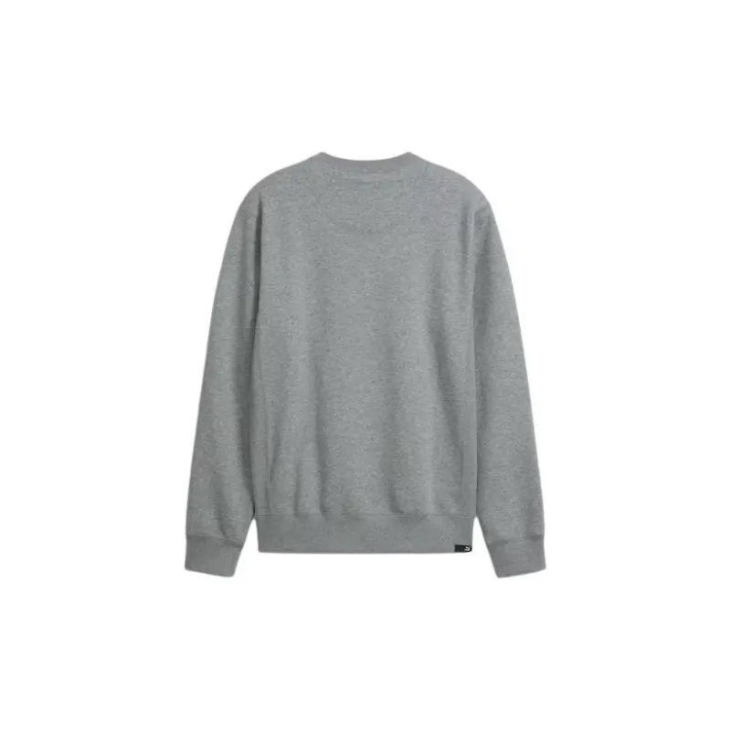 PUMA Suede Logo Long Sleeve Tee Sweatshirt Men's Gray-1