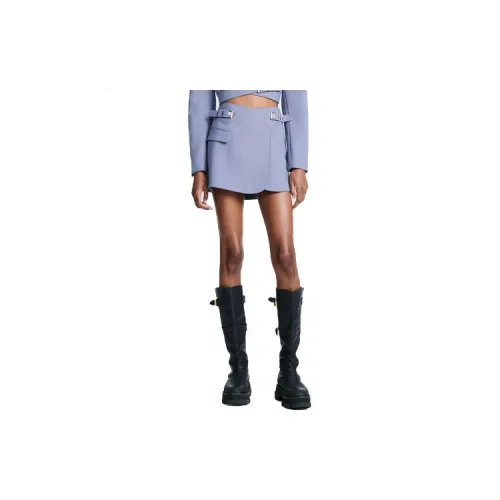 DION LEE Casual Short Skirts Women's Blue