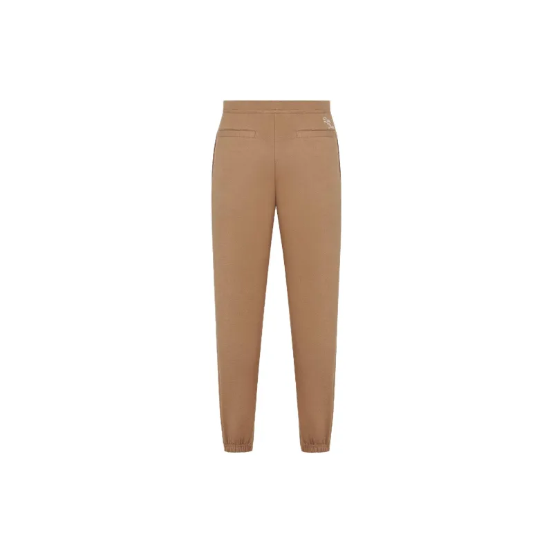 Denim Tears X DIOR Tears Knitted Sweatpants Men Beige-1