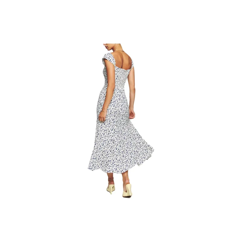 Reformation Short-Sleeved Dresses Women's White-1