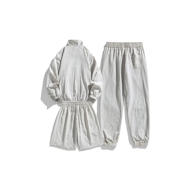 GOOSELIAR Coat, Shorts, Pants Three Piece Set Unisex-15