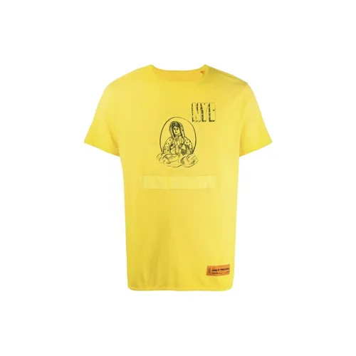 HERON PRESTON T-Shirts Men Yellow