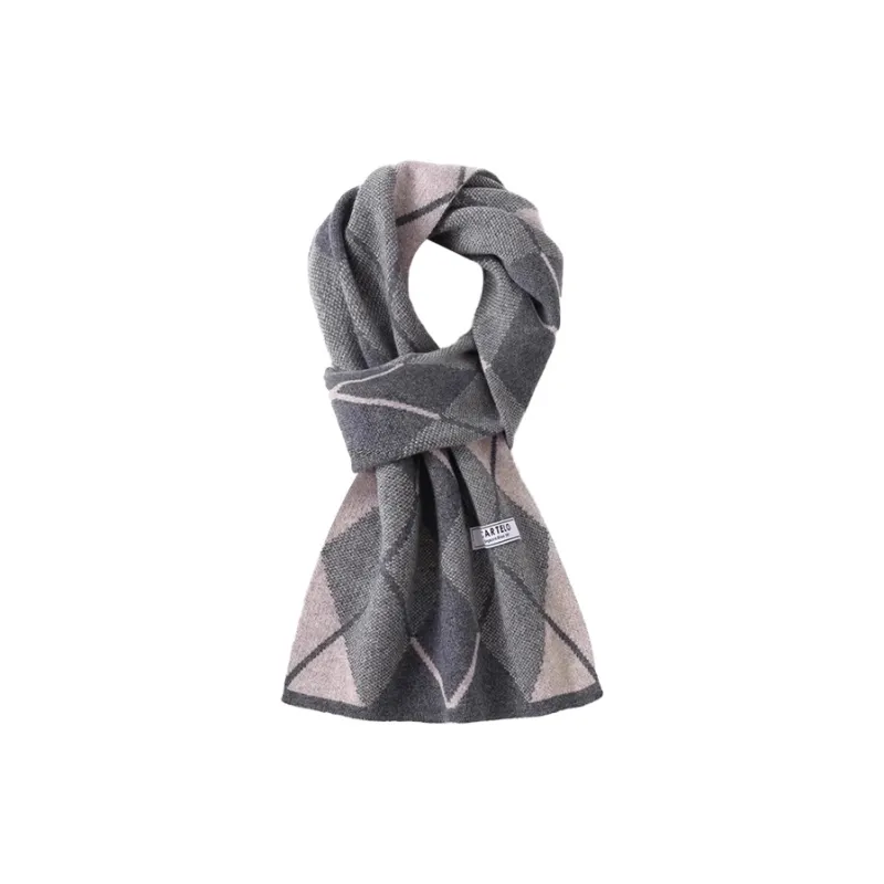 CARTELO Cashmere Knit Scarves Unisex-1