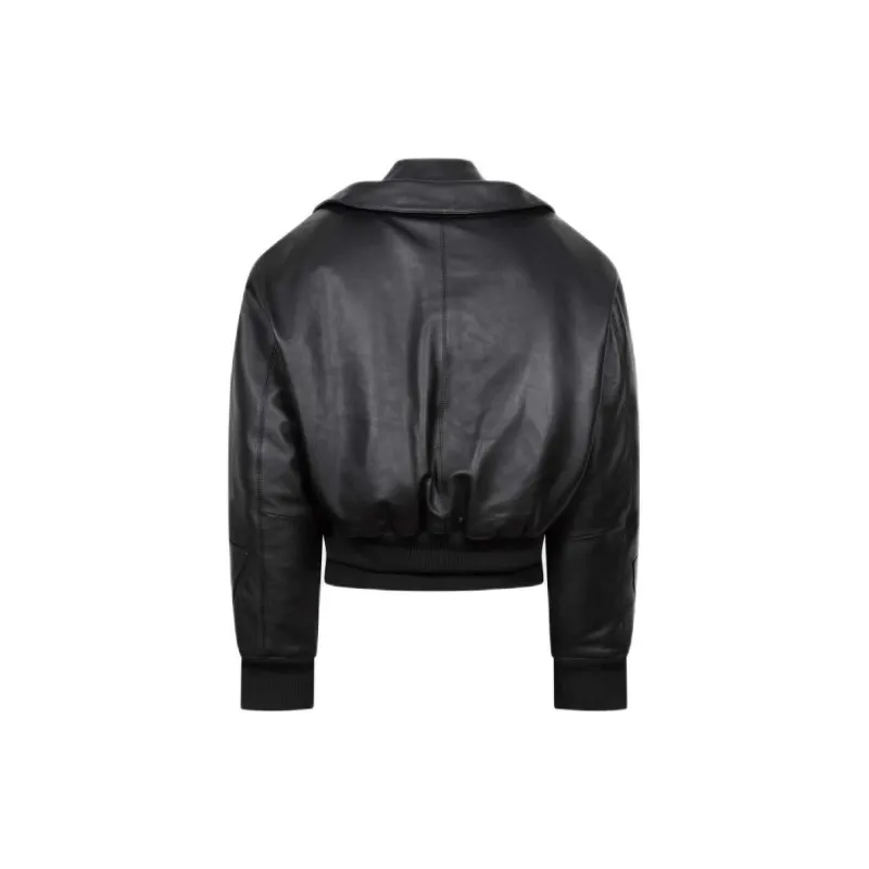 HELIOT EMIL Leather Jacket Unisex Black-1