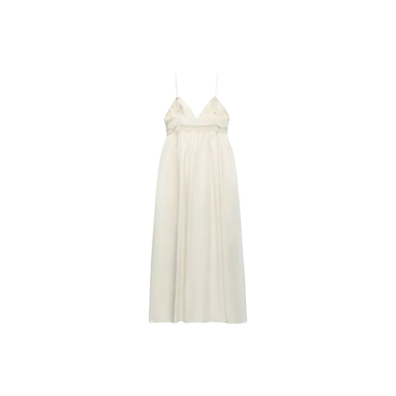 ZARA Slip Dresses Women's White-1