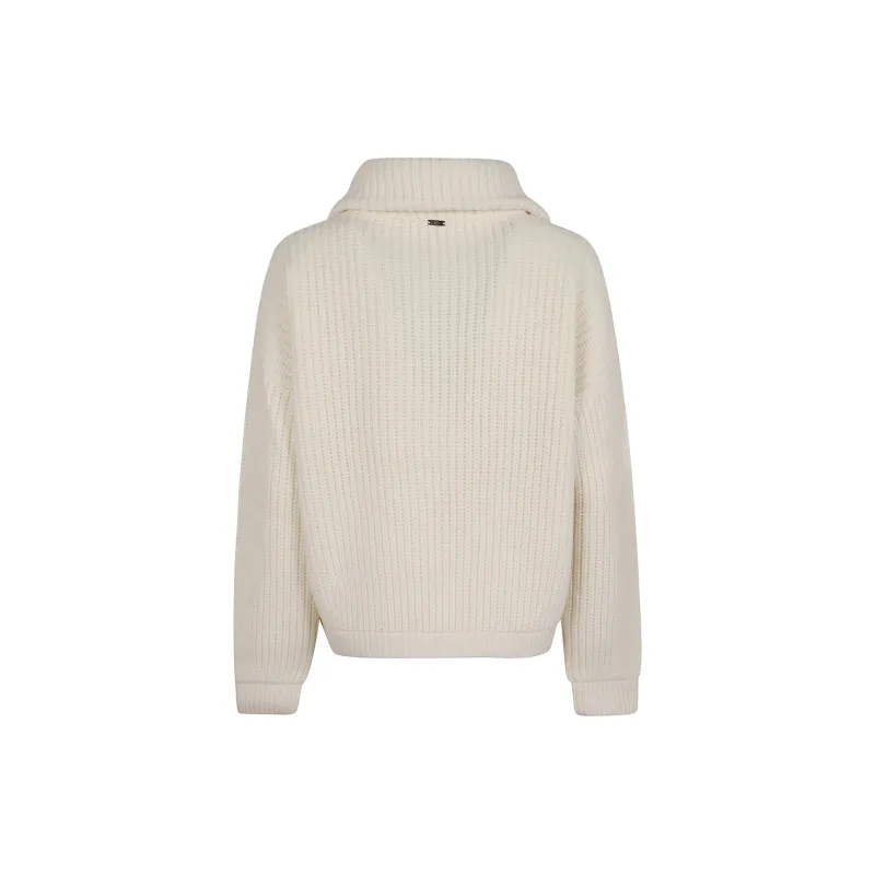 HERNO Stand Up Collar Zipped Cardigan-1