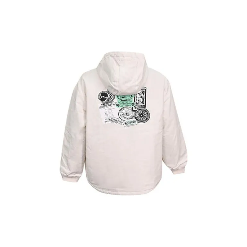 Converse Puffer Jackets Men White-1