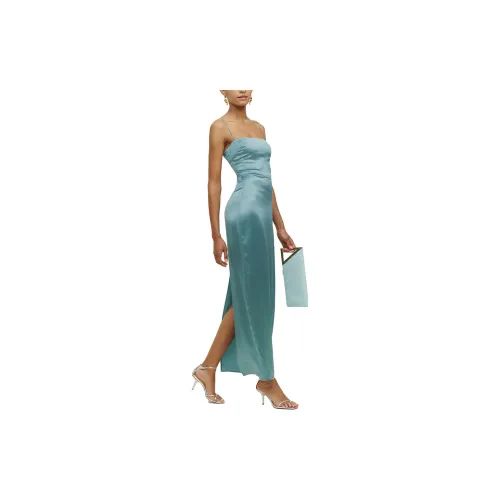 Reformation Slip Dresses Women's Copper Green