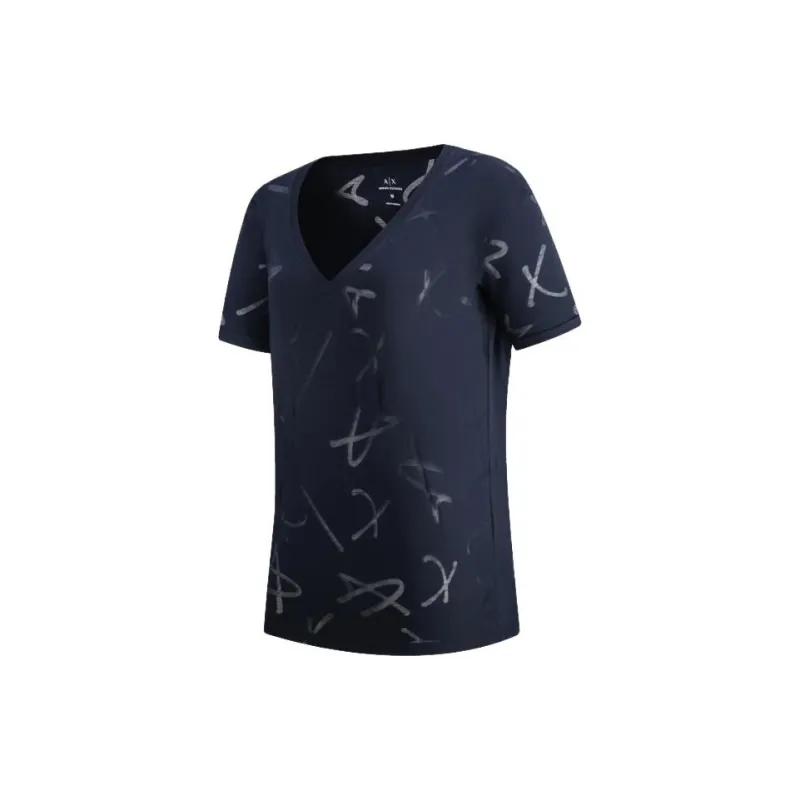 ARMANI EXCHANGE T Shirts Women's Blue-2