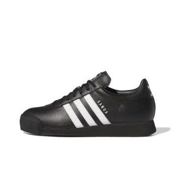 Adidas Originals Samoa Anti Slip Wear Resistant Low Top Skateboard Shoes Unisex Black White